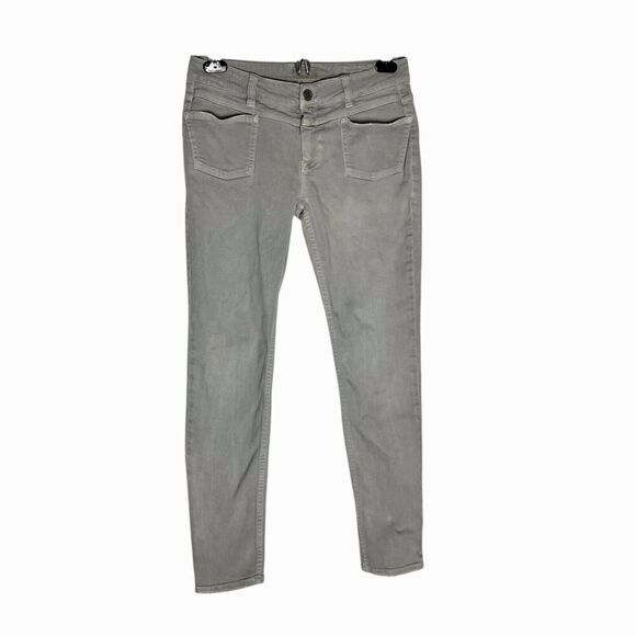CLOSED Italy Pedal-X Gray Denim Women's 27 Low Rise Jean Pants - Picture 1 of 12